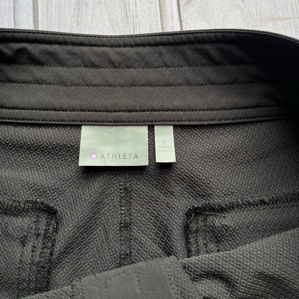 Women’s Athleta black board swim active pull on short. Size 8 - Picture 10 of 16